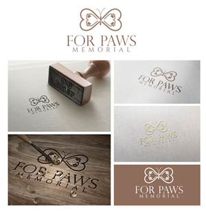 Logo Design by Shirlei Patricia for For Paws Memorial | Design #3066093