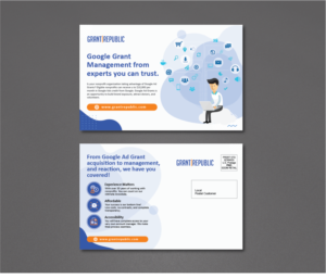 Nonprofit Marketing Service Postcard | Postkarten-Design von alex989