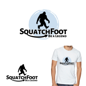 Main text: SquatchFoot  Slogan: Be a Legend | Logo-Design von OrianO-70