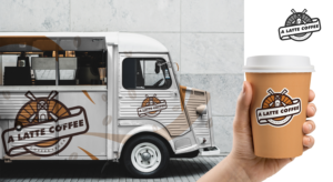 A Latte Coffee  ( see the pic at the bottom of the trailer) | Logo-Design von christianpoetoe