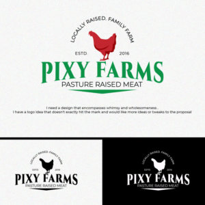 Logo Design by ILLUSTRATOR PRO for Pixy Farms | Design #27544955