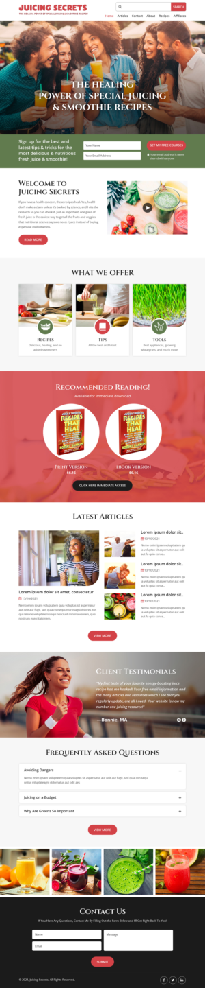 Juice up my new website for book profits on Amazon | Web Design by Starlyn DS