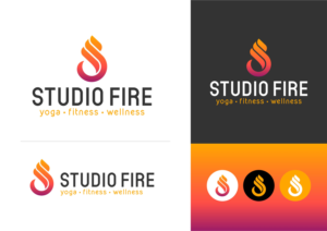 "Studio Fire"  yoga, fitness and wellness  | Logo-Design von ammar_ed