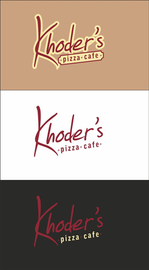 Logo Design by ciolena for Khoder's Pizza Cafe | Design #3066028