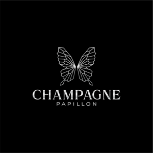 Champagne Papillon | Logo-Design von design.picnic