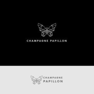 Champagne Papillon | Logo-Design von LaVitaBella67