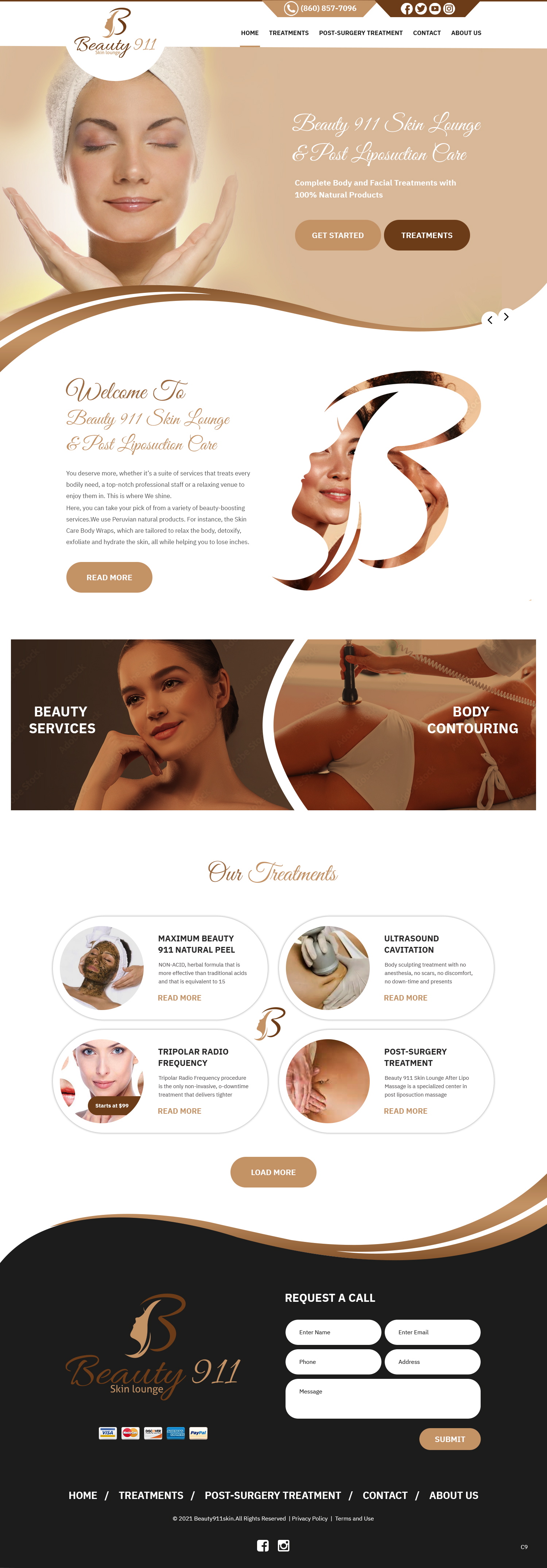 Wix-Design von pb für Beauty 911 LLC | Design: #27529431