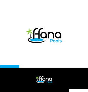 Hana Pools | Logo Design by ecorokerz