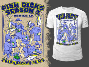 T-Shirt Design for Guys Fishing Trip - 