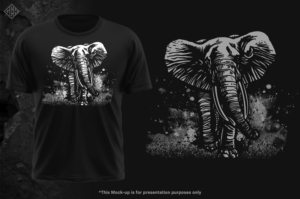 Ferocious Elephant for a T-Shirt Design | T-Shirt-Design von G3K