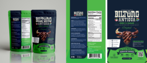 Biltong Antigua | Packaging Design by Tuba Art Studio. IZ (IMRAN ZW)