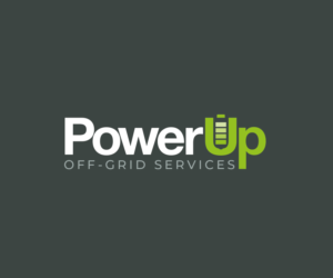 PowerUp | Logo Design by JoGraphicDesign