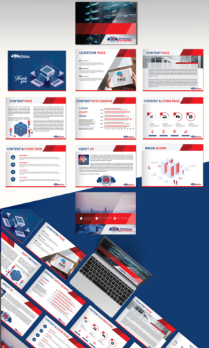 Database Superhero Powerpoint with Captain American Type Theme | PowerPoint-Design von creativemood438