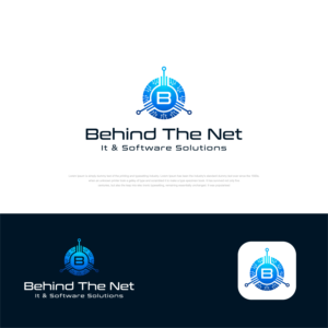 Behind The Net - It & Software Solutions | Logo Design by sushsharma99