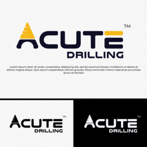 Acute or Acute Drilling  | Logo Design by ILLUSTRATOR PRO