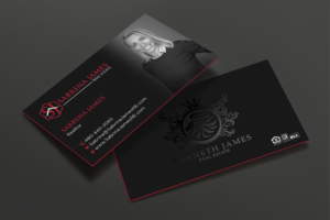 Business Card for Sabrina James | Business Card Design by DesignShout