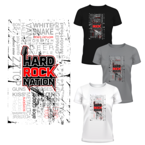 Rock Radio Station wants T Shirts Designed | T-shirt Design by Wanda.G