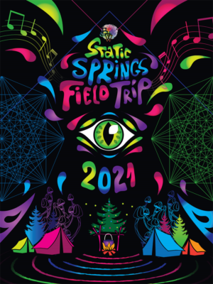 Static Springs Field Trip 2021 Blanket | Illustration-Design von MNM