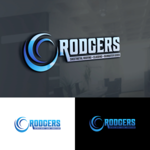 Rodgers    Sheetmetal  Roofing  Cladding   Rainwater Goods | Logo Design by Radsky17