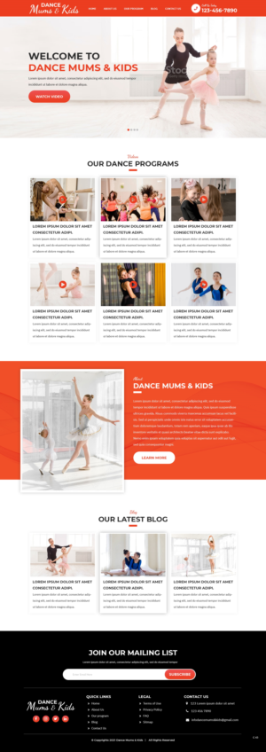 Wordpress website for Dance Studio | Web-Design von pb