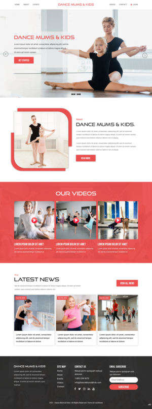 Wordpress website for Dance Studio | Web-Design von pb