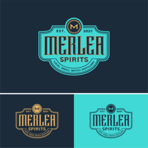 Merlea Spirits.  Established 2021?? local small batch distillery?? | Logo Design by design.picnic