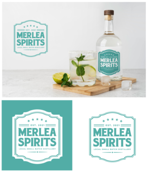 Merlea Spirits.  Established 2021?? local small batch distillery?? | Logo Design by JoseDesign