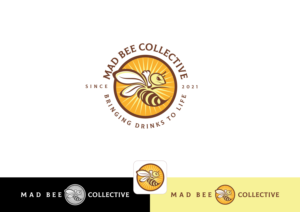 Mad Bee Collective - Bringing Drinks To Life | Logo Design by ~idiaz~