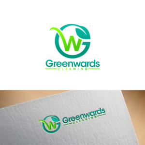 Greenwards cleaning | Logo Design by PsyPen