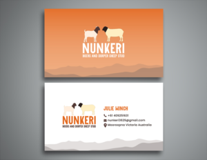 established boer goat stud and dorper sheep stud need an updated look | Visitenkarten-Design von Creative Moon Design