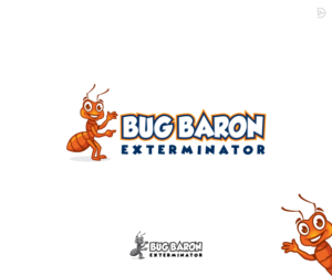 Bug Baron Exterminator | Logo Design by D_Mantra