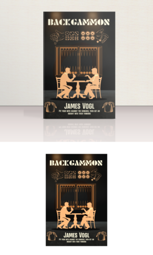 Book Cover Design: Backgammon - Super Genius  Genius Quiz | Buchumschlag Design von ecorokerz