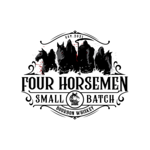 Four Horsemen   (Small Batch Bourbon Whiskey) | Logo-Design von Kreative Fingers