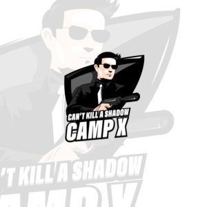 (On top) Can't kill a Shadow (Below) Camp X | Logo Design by Logo Blox