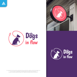 Dogs in flow | Logo Design by ArtPhrodith