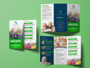 Mind Revive Tri-Fold Brochure - Recovering From Alzheimer's | Broschüren-Design von ZeneFashions