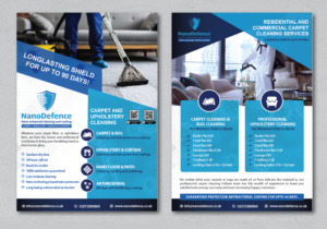 Flyer design for carpet cleaning | Flyer Design by alex989