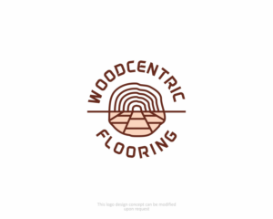 WoodCentric Flooring | Logo Design by MBARO