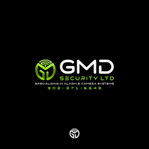 GMD SECURITY LTD            SPECIALIZING IN ALARM & CAMERA SYSTEMS. 902-371-6649 | Logo Design by Ashani Bhattacharya