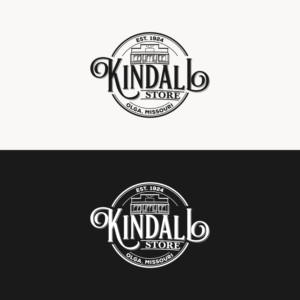 Kindall Store est 1924 Olga, Missouri | Logo Design by DigitalArt