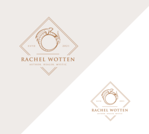 Rachel Wotten. Author. Healer. Mystic.  www.rachelwotten.com  | Logo-Design von step forward 2