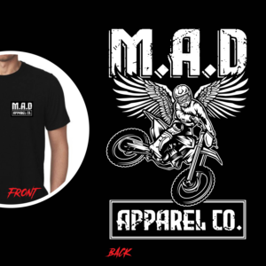 M.A.D Apparel Co - Dirtbike Tshirt | T-Shirt-Design von ARTchemist