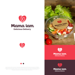 Does not have to say Anything but can include Mama Iam and/ or Delicious Delivery | Logo Design by airborne