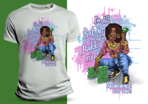 female momma made hustler t shirt- design  part 2 for urban t-shirt brand | T-shirt Design by SAI DESIGNS