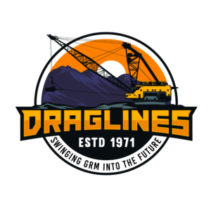 GRM Draglines "Swinging GRM Into The Future" | Logo Design by Dream Logo Design