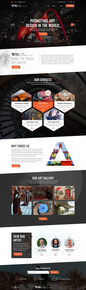 Web Design by sai.designer87 for this project | Design #27772647