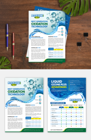 Liquid Ozone Plus information sheet | Flyer-Design von debdesign