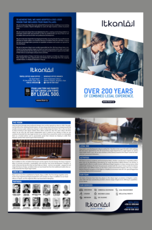 Brochure for Itkan Law firm | Brochure Design by chandrayaan.creative