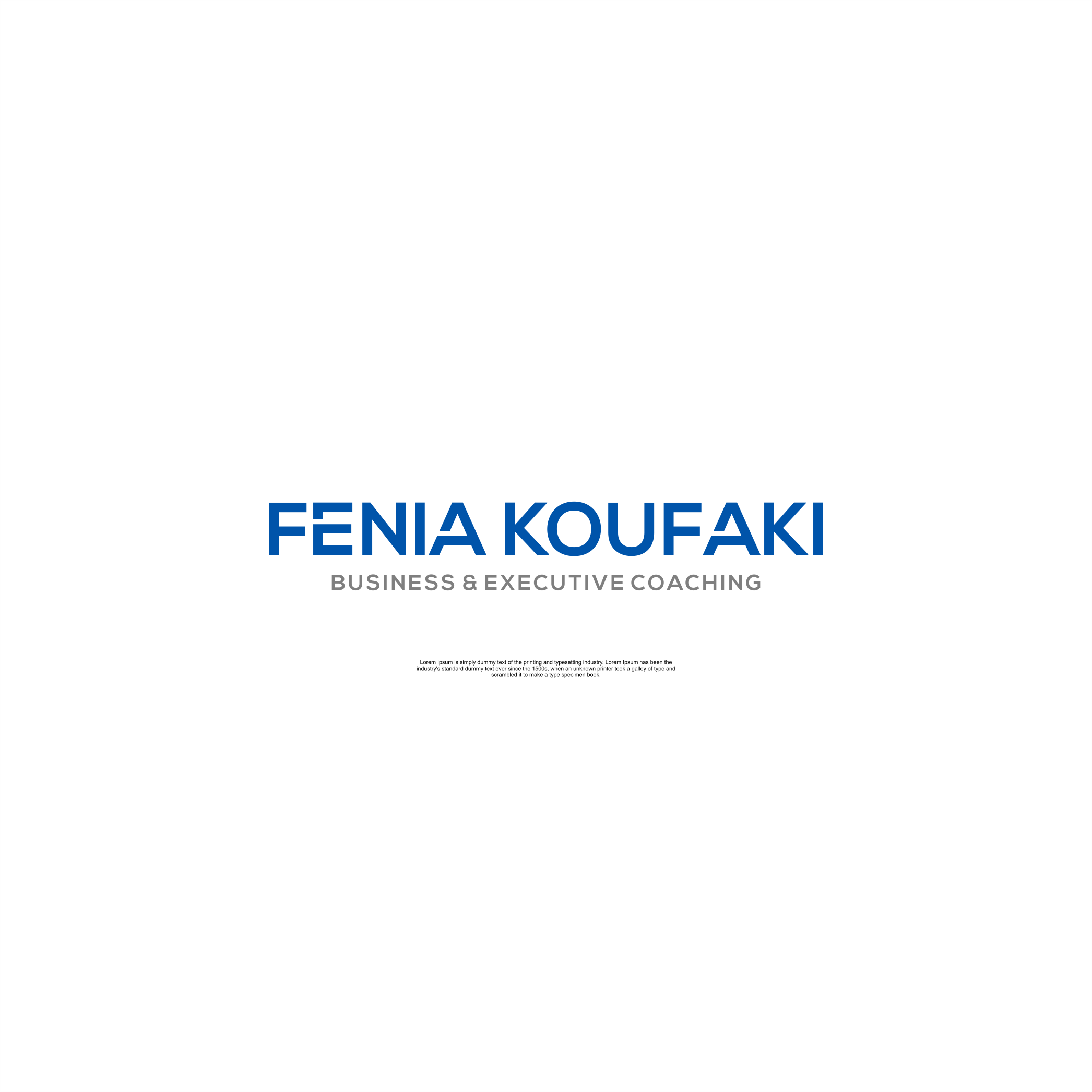 Logo-Design von Johan_Design für Fenia Koufaki | Design #27760563