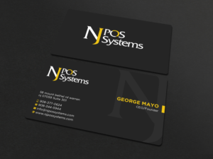 NJ POS SYSTEM , CREDIT CARD PROCESSING EQUIPMENT | Business Card Design by Uttom 2